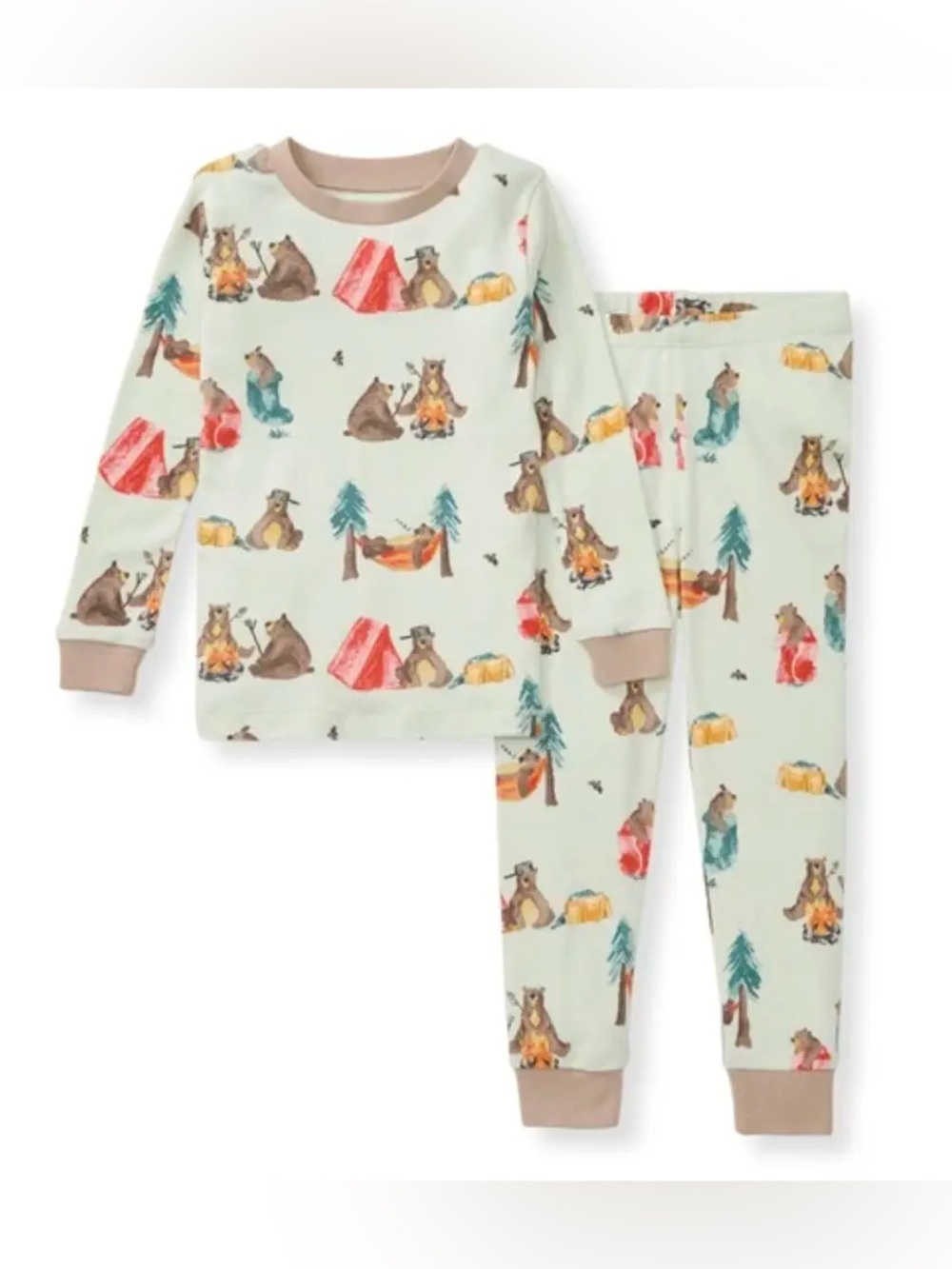Burt’s Bees Camping Bear Snug Pajamas